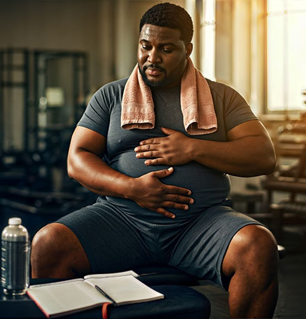 Body Fat Required to Show Six Pack